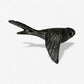 Bird Wall Hooks, Cast Iron Set of 4, Natural Iron Finish