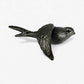 Bird Wall Hooks, Cast Iron Set of 4, Natural Iron Finish