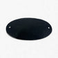 "No Soliciting" Oval Wall Sign, Cast Iron Black and Gold