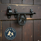 Newport Blacksmith Door Latch Horse Head Heavy Duty Steel Black Powder Coat