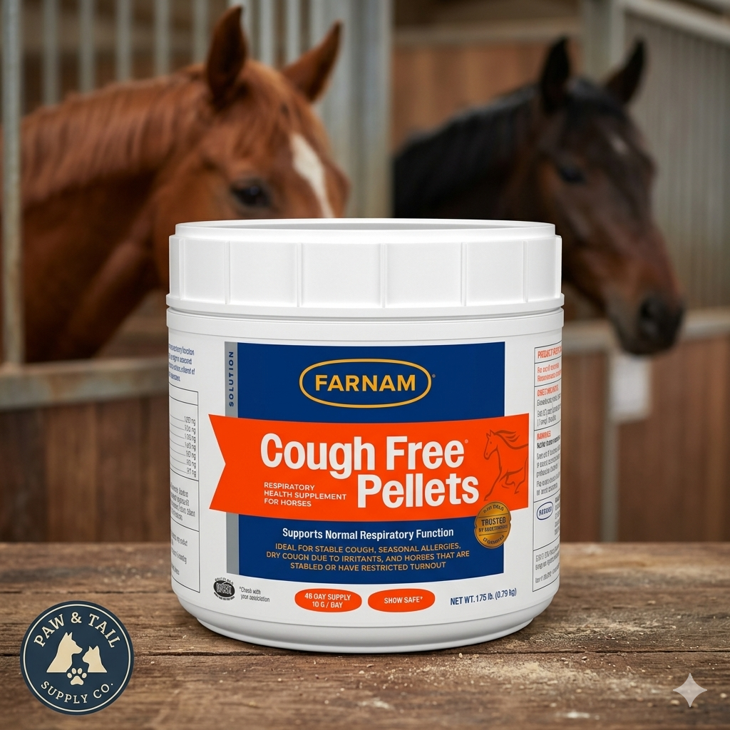 Farnam Cough Free Pellets for Horses Respiratory Support 1.75 lb.