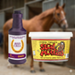 Stud Muffins 10 oz + Red Cell 32 oz Horse Supplement Bundle Treats & Vitamins