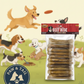 Cadet Pressed Rawhide Bones 6.5" Dog Chews 12 Pack Long Lasting Beef Hide