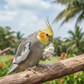 Caged Bird Care Bundle 6” Cuttlebone, Mineral Grit, VetRx & Vita Seed Cockatiel Food