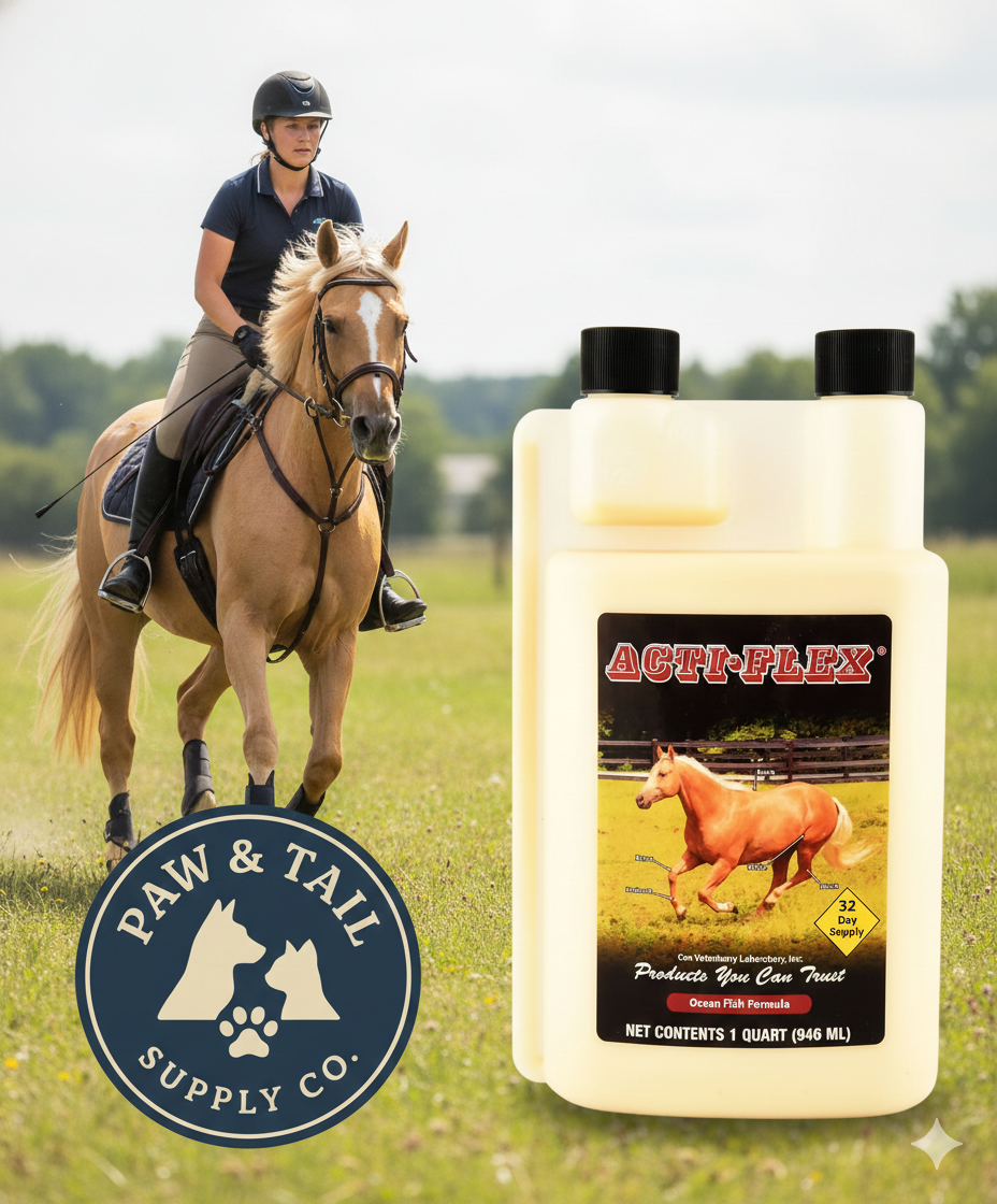 Cox Veterinary Acti-Flex Joint Compound Liquid Quart Horse Supplement 32 Day Supply