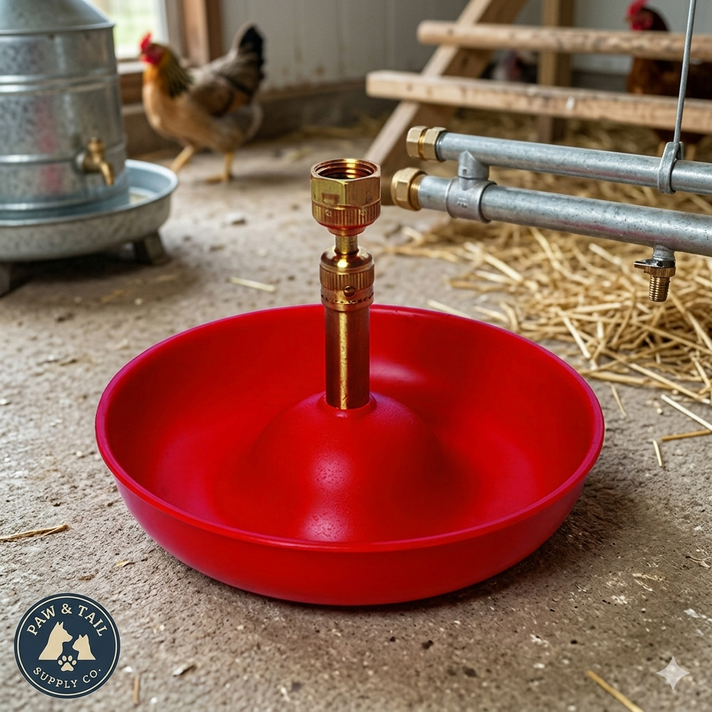 Little Giant Automatic Baby Chick Waterer Fount Use for Baby Chicks & Poultry