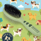 Coastal Safari Pin & Bristle Combo Dog Brush Dual Sided Plastic Handle Groomer