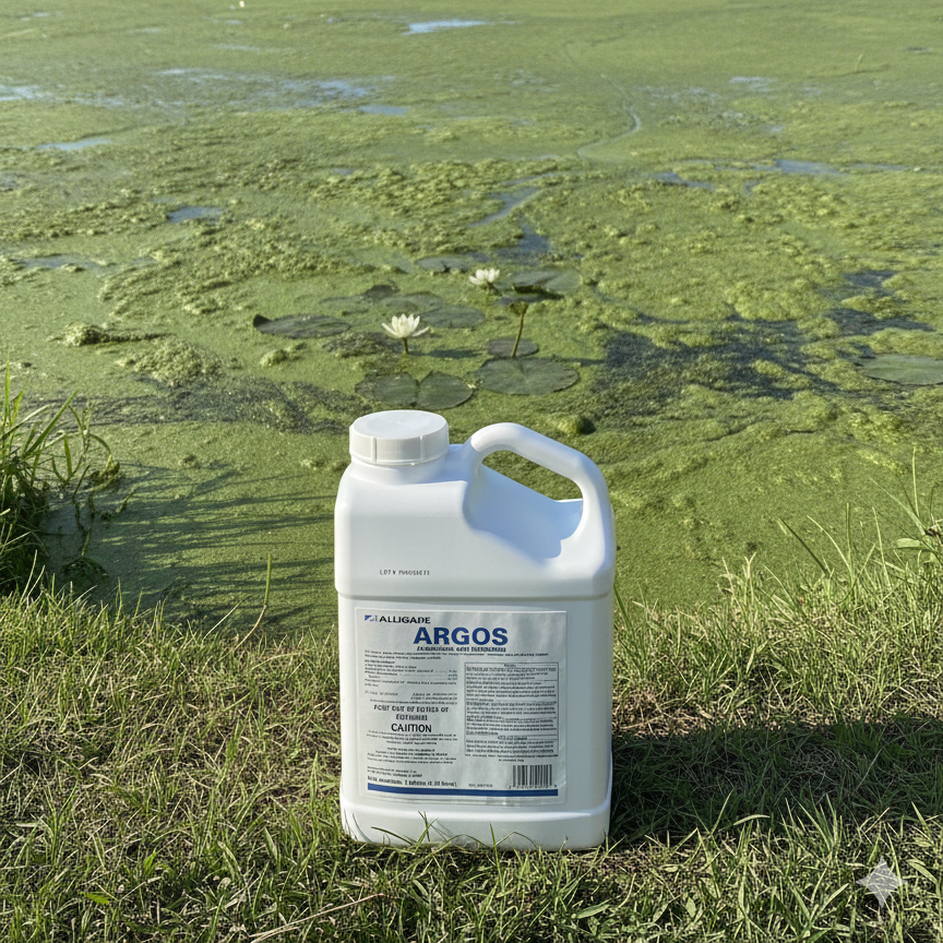 Alligare Argos Aquatic Algaecide & Herbicide 1-Gal Treat Algae Lakes Ponds