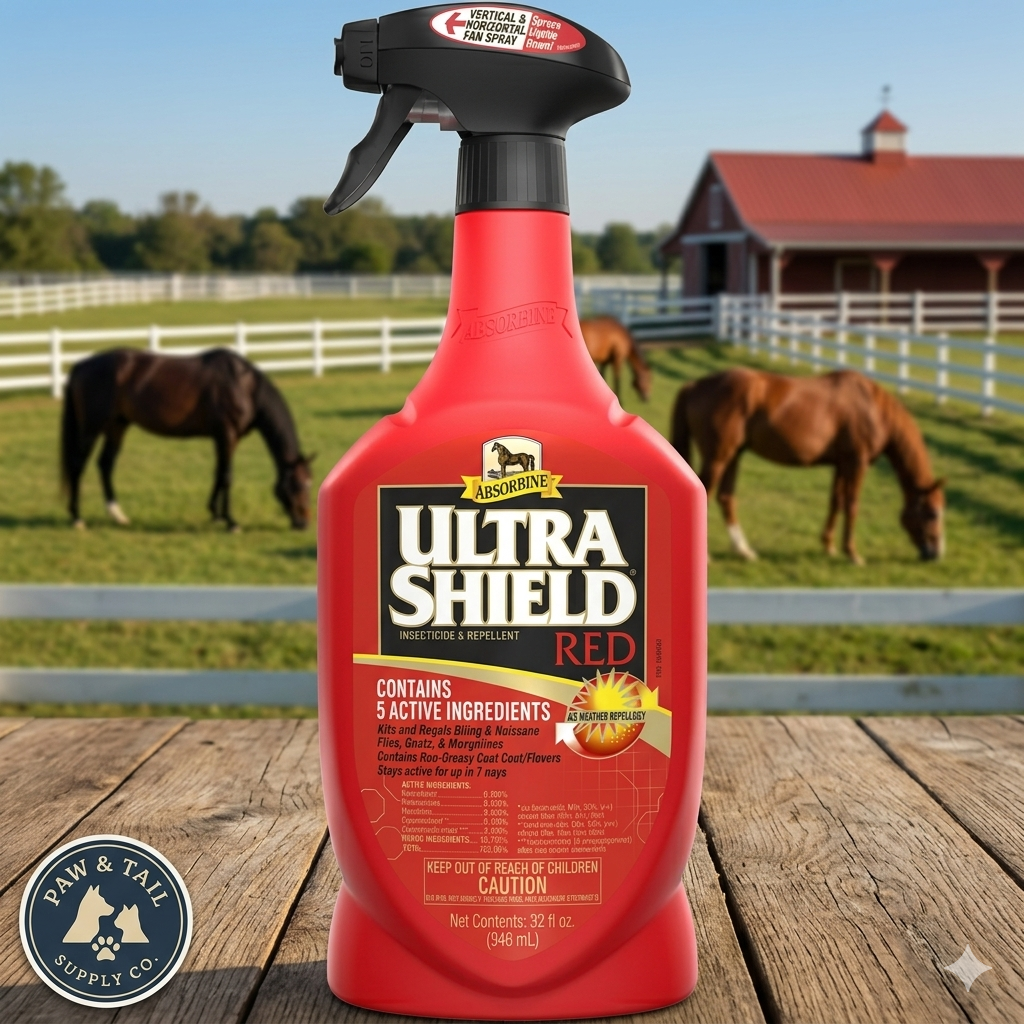Absorbine UltraShield Red Insect Repellent Horse Livestock Spray 32 oz.