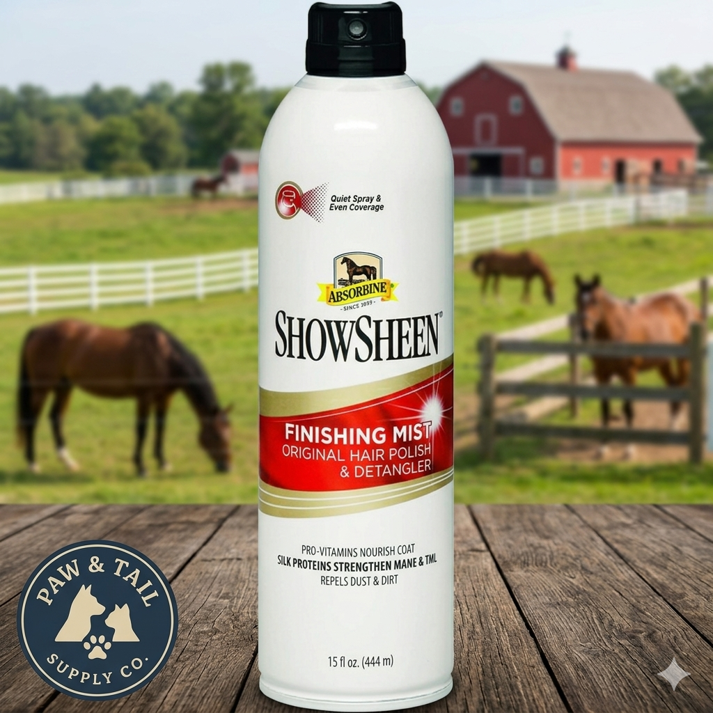 Absorbine ShowSheen Finishing Mist Horse Grooming Shine 15 oz.