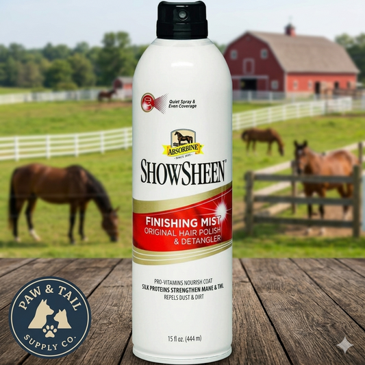 Absorbine ShowSheen Finishing Mist Horse Grooming Shine 15 oz.