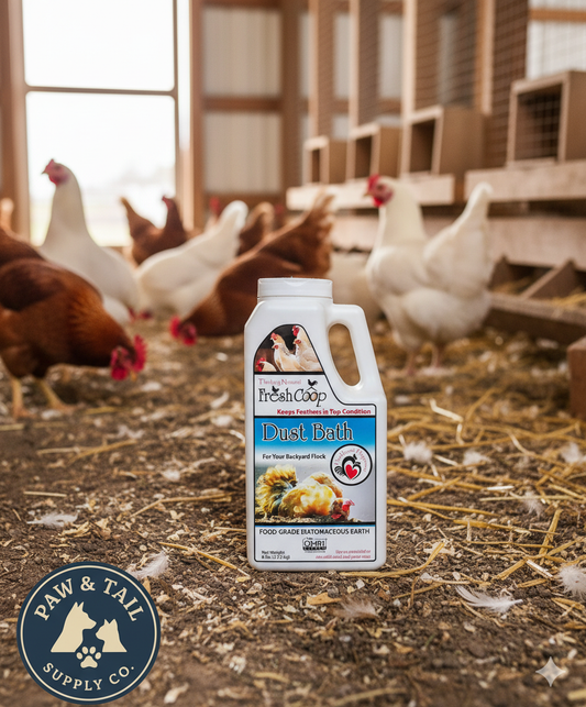 Fresh Coop Dust Bath 6 lb Shaker Absorbent Chicken Bird Bath Backyard Poultry