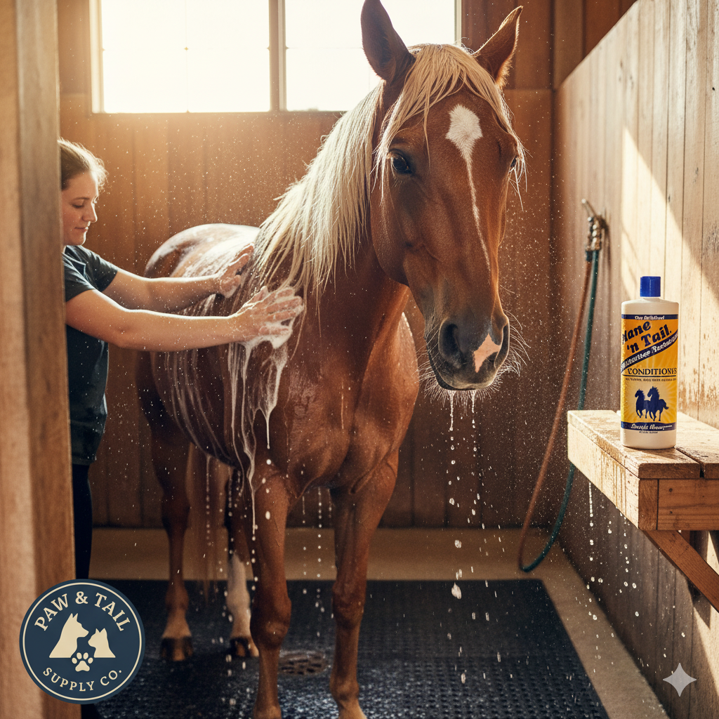 Mane 'n Tail Conditioner 32oz. Thicker Healthier Horse Hair Growth Detangler