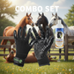 Davis Scruffy Horse Shampoo + HandsOn Grooming Gloves Large Size - Complete Grooming Kit