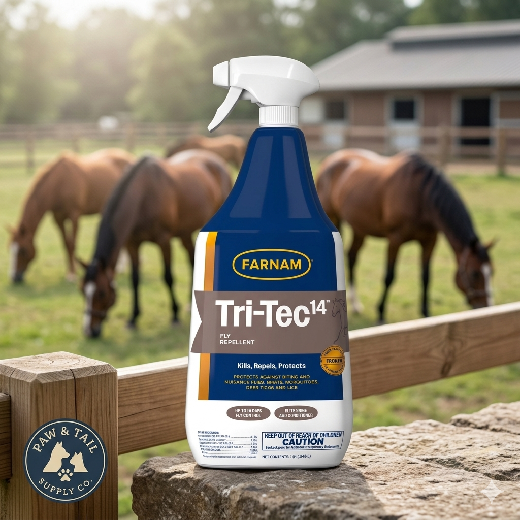 Farnam Tri-Tec 14 Horse Fly Repellent Water-Based 14 Day Protection 32 oz.