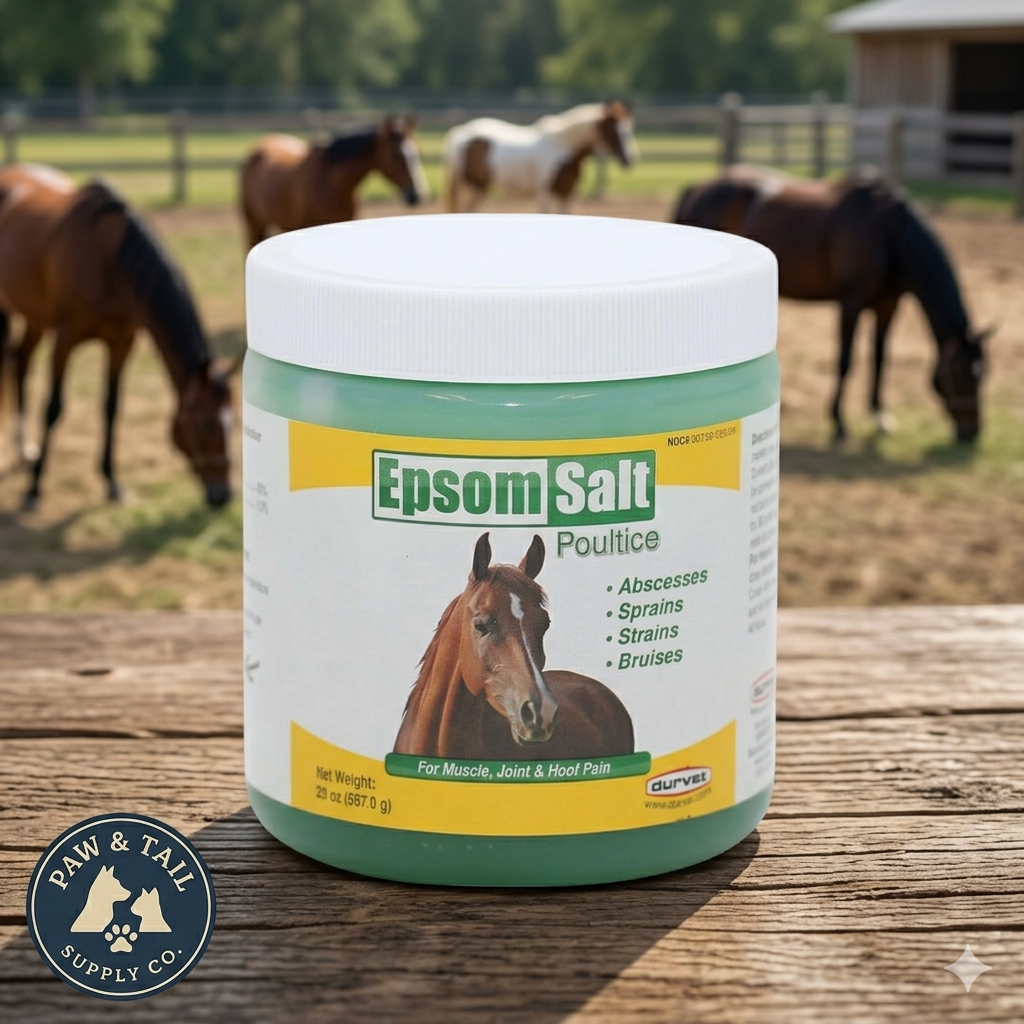 Durvet Epsom Salt Poultice Gel for Horse Muscle Joint Hoof Care 20 oz.