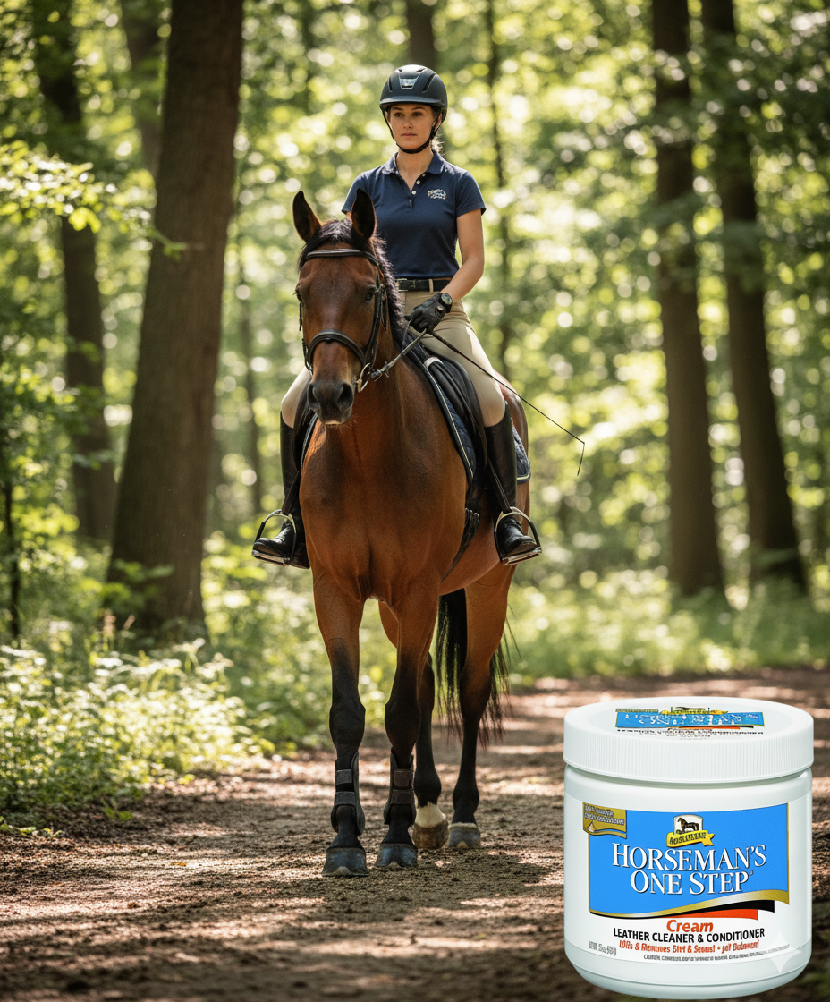 Absorbine Horseman's One Step Leather Cleaner Conditioner Tack Care Lanolin 15 oz.