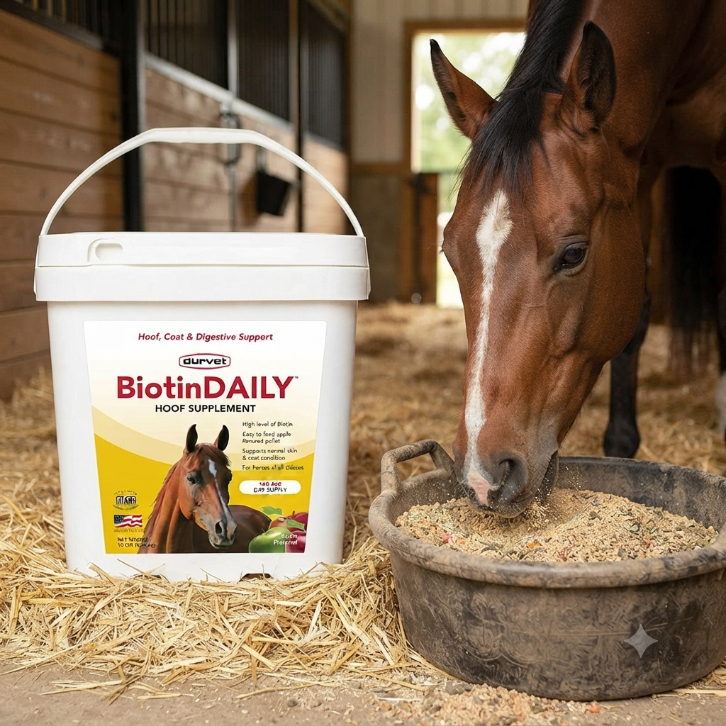 Durvet Biotin Daily Hoof Supplement for Horses 10lbs.