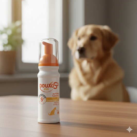 Douxo S3 PYO Mousse 5.1 oz Dogs & Cats Antibacterial Antifungal Skin Care