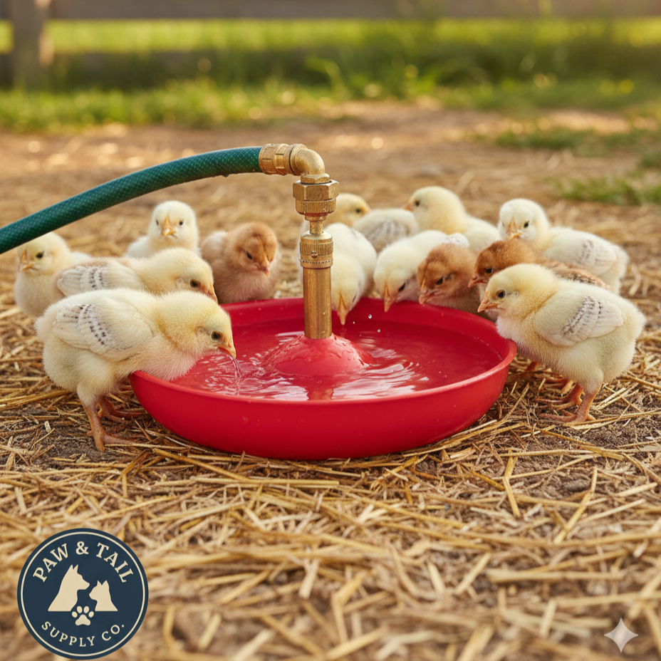 Little Giant Automatic Baby Chick Waterer Fount Use for Baby Chicks & Poultry