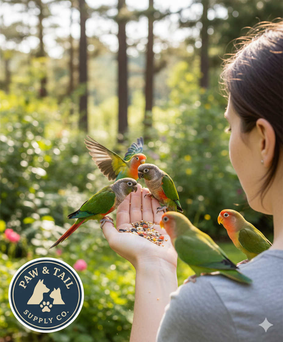Higgins Vita Seed Conure & Lovebird Food 2.5 lb Premium Seed Blend Probiotics DHA