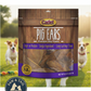 Cadet Natural Pig Ears for Dogs 12 Pack 100% Pork Oven Roasted Dental Chews