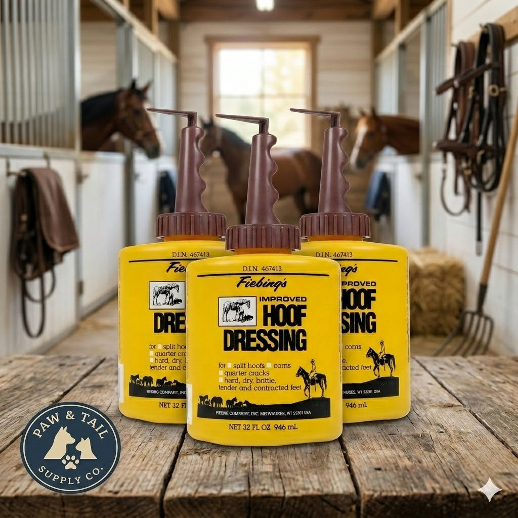 Fiebing's Hoof Dressing Treat Horse Hooves and Brittle Feet 32 oz. 3-Pack