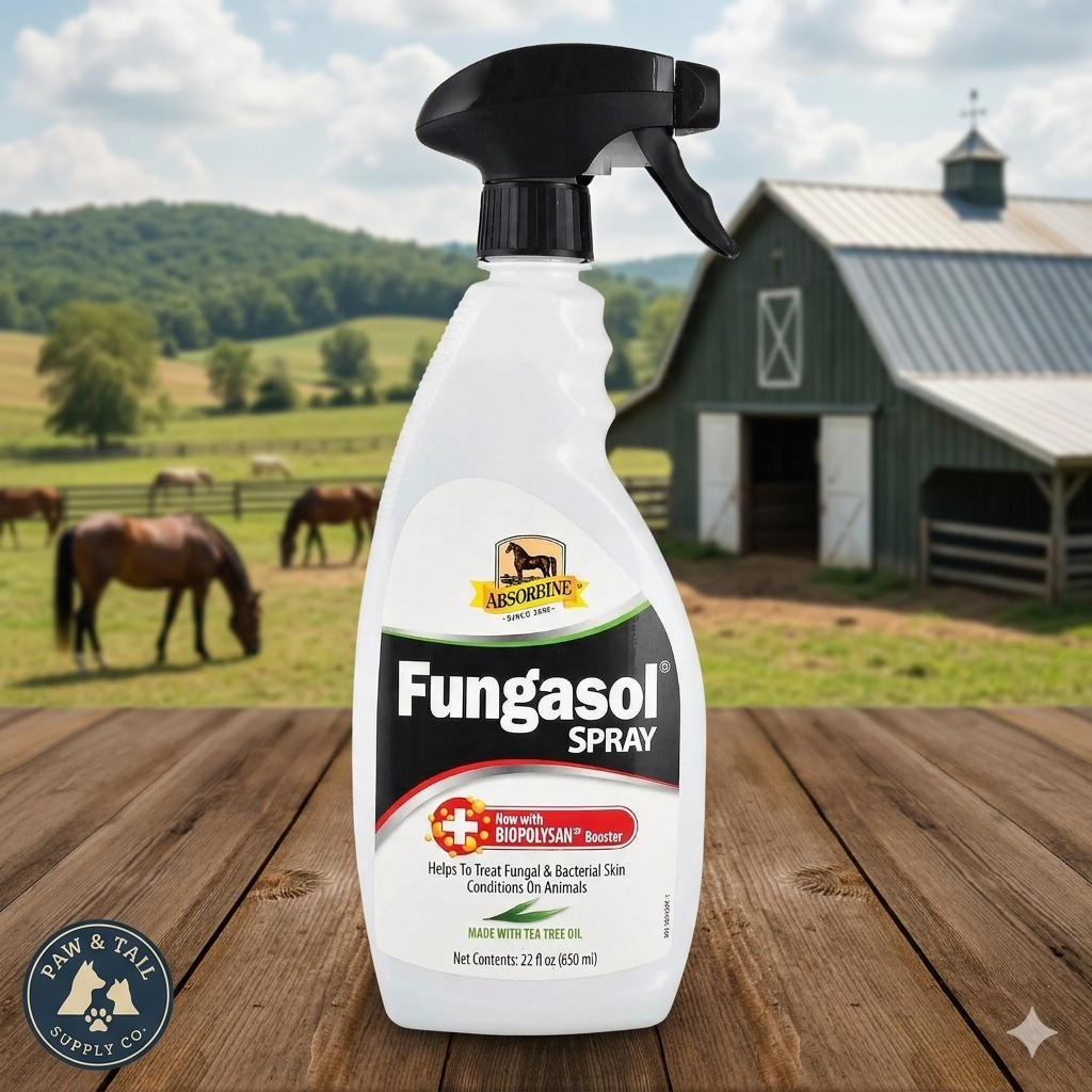 Absorbine Fungasol Spray for Dogs Horses Animals Fungal Skin Care 22 oz.