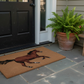 Flexgard Coco Entrance Mat Galloping Horse Non-Slip Heavy Duty Dirt Trapper