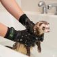Piccardmeds4pets Ferret Aloe Oats Shampoo 12oz + HandsOn Grooming Gloves Small Combo