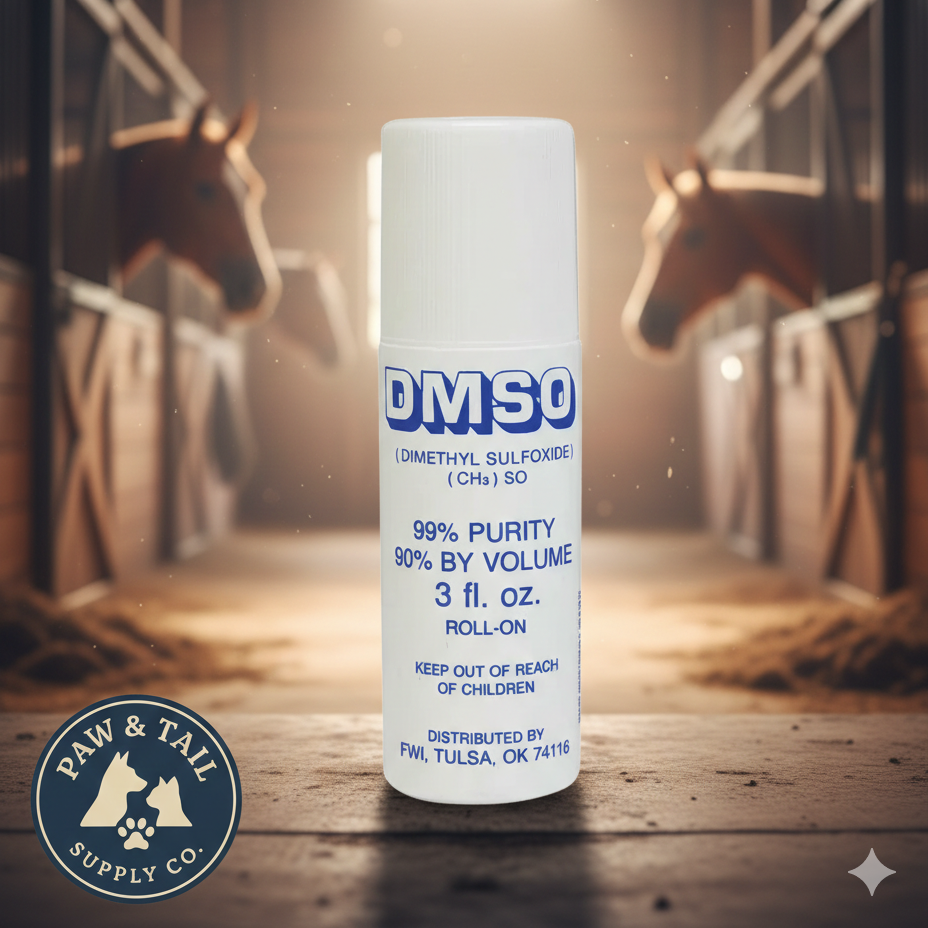 DMSO Roll On Dimethyl Sulfoxide 99% Solvent Roll-On Applicator 3 oz.