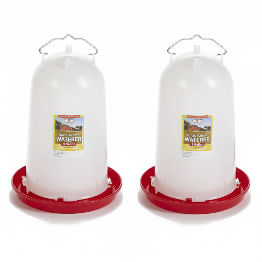 Complete Poultry Health & Hydration Super Bundle – 3 Gallon Drinkers + Vitamins + Oregano + Pick-No-More + VetRx
