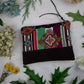 Geo Paisley Velvet Clutch
