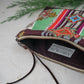 Geo Paisley Velvet Clutch