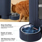 Gravity Pet Feeder & Water Dispenser Set with Stainless Steel Bowls