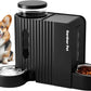 Gravity Pet Feeder & Water Dispenser Set with Stainless Steel Bowls