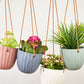 Virago Modern Hanging Planter- Waves