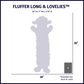 Louise Lamb Fluffer Long & Lovelie™ Durable Plush Dog Toy