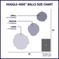 Huggle-Hide® Natural Leather Ball Dog Toy, 2 Pack
