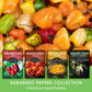 Habanero Pepper Seed Collection – Red, White, Yellow & Orange Varieties for High-Heat, High-Yield Gardens