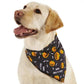 Aria Halloween Dog Bandana 19" Pumpkin & Bone Design Howl-O-Ween Pet Accessory