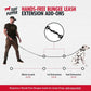Hands Free Dog Leash Heavy Duty Bungee Waist Belt Reflective Training