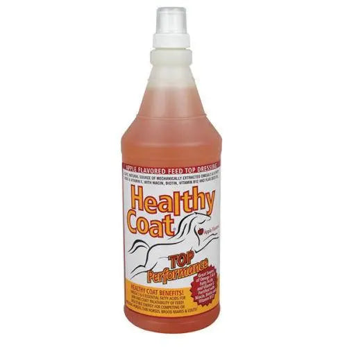 Healthy Coat Equine Horse Feed Supplement for Horses 32 oz.