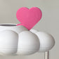 Original Dripping Rain Cloud with Pink Heart Charm