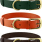 Heavy Duty Waterproof Dog Collar Metal Buckle Odor Proof XS–L (all colors)