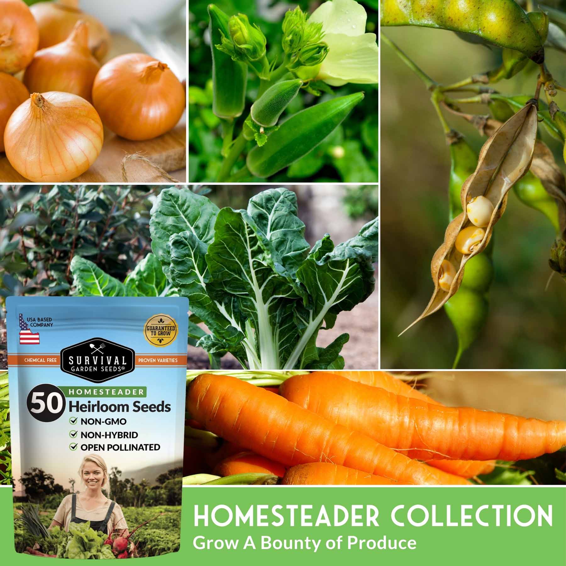 seeds for survival garden Homesteader Collection
