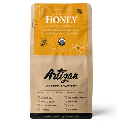 Café orgánico con miel de manuka Rx