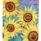 Sunflowers and Purple Flag Canvas House Size IBD0247CHF