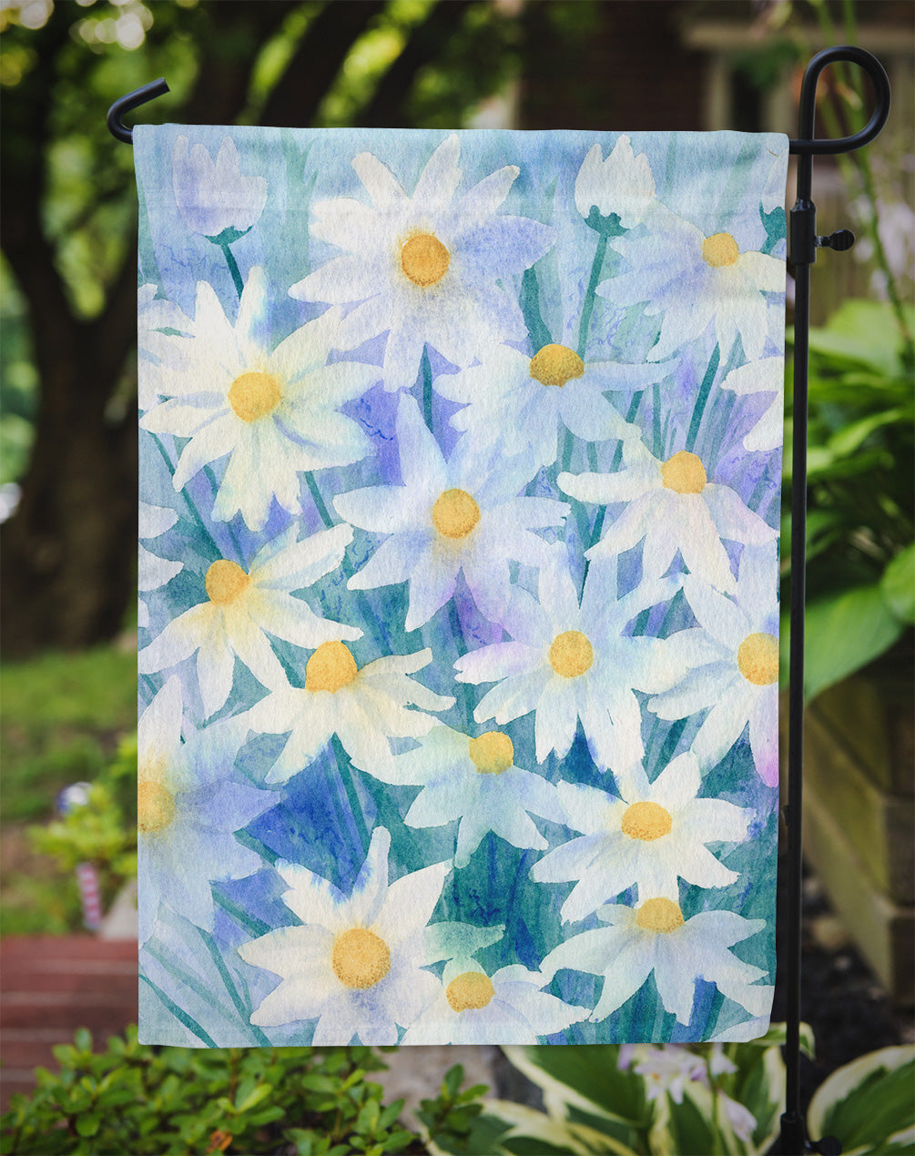 Light and Airy Daisies Garden Flag – Decorative Outdoor Yard Flag IBD0255GF
