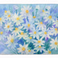 Light and Airy Daisies Machine Washable Memory Foam Mat IBD0255RUG